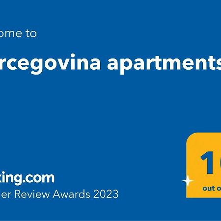 Hercegovina Apartments Мостар Экстерьер фото