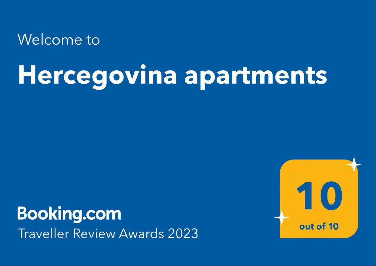 Hercegovina Apartments Мостар Экстерьер фото